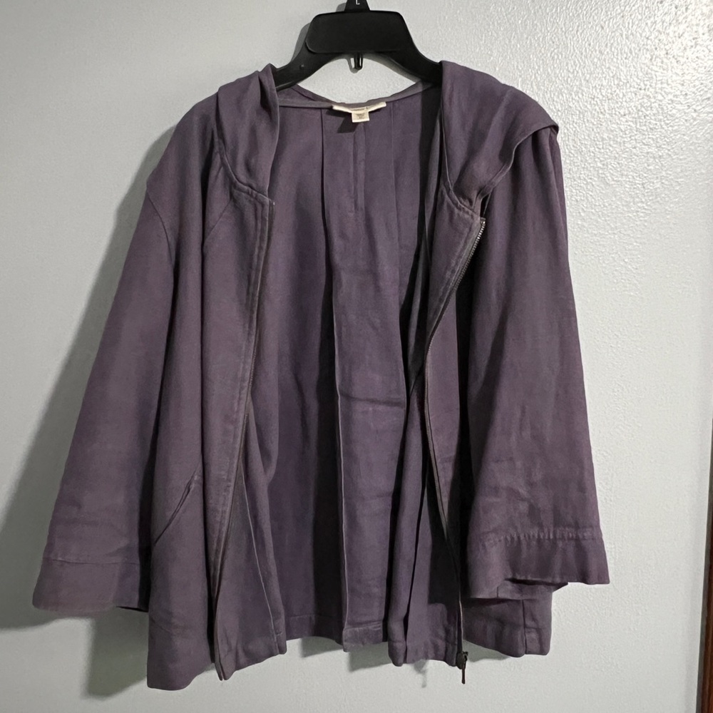 Women’s Purple Coldwater Creek Light Jacket, Size M
